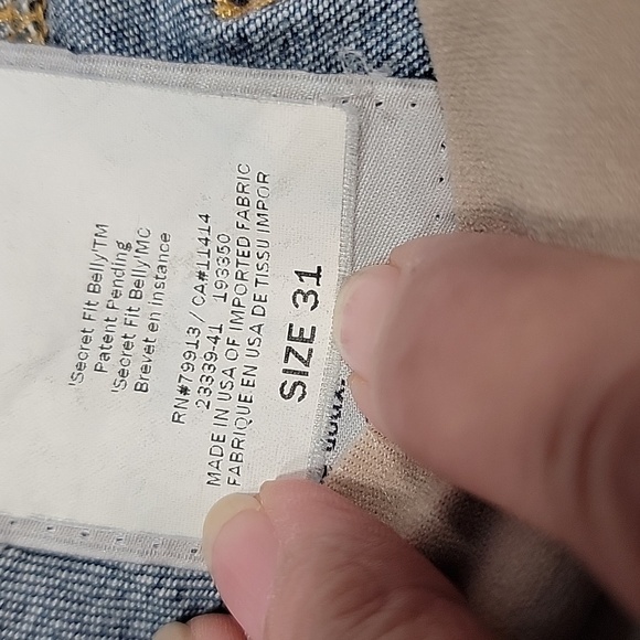 Adriano Goldschmied Size 31 "a pea in the pod" Collection Maternity Jeans - Picture 13 of 14